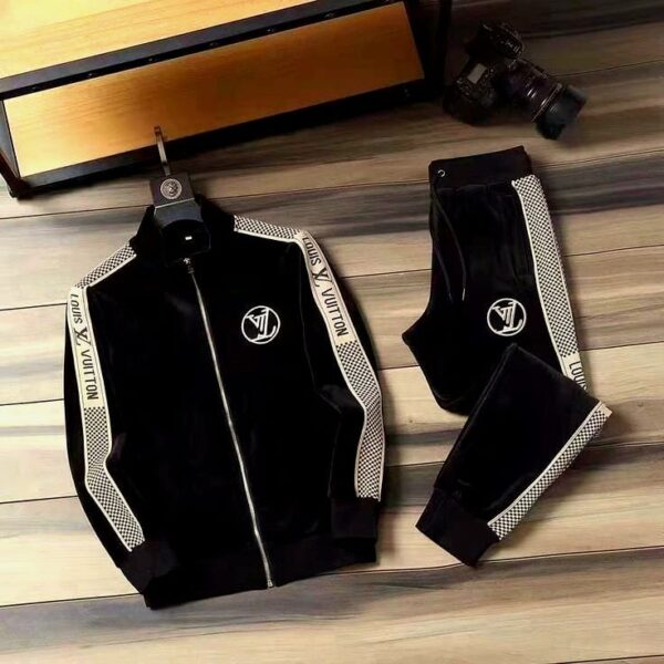 LOUIS VUITTON IMPORTED VELVET ( ZIPPER ) TRACKSUIT