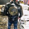 VERSACE IMPORTED PUFFER ZIPPER JACKETS