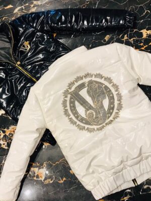 VERSACE IMPORTED PUFFER ZIPPER JACKETS