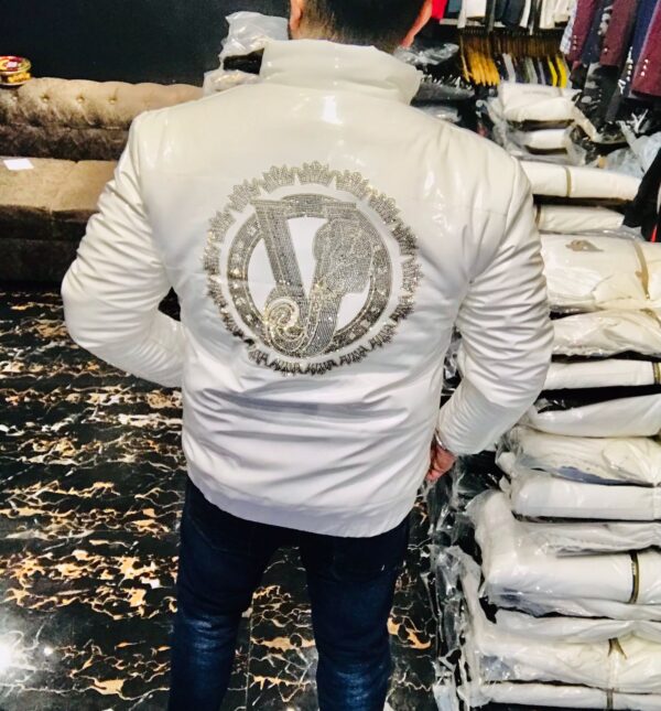 VERSACE IMPORTED PUFFER ZIPPER JACKETS