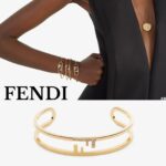FENDI Fendi O'Lock Studded Bracelet
