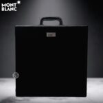 MONT BLANC LEATHER WHISKEY CASE