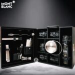 MONT BLANC LEATHER WHISKEY CASE
