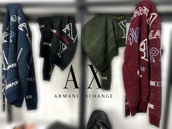 ARMANI INTARSIA KNITTING SWEATSHIRTS