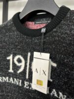 ARMANI INTARSIA KNITTING SWEATSHIRTS