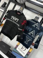 ARMANI INTARSIA KNITTING SWEATSHIRTS