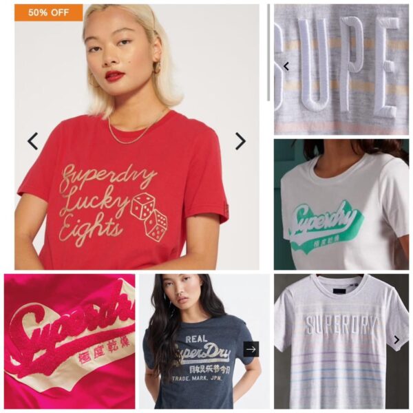 SUPERDRY IMPORTED WOMEN T-SHIRT