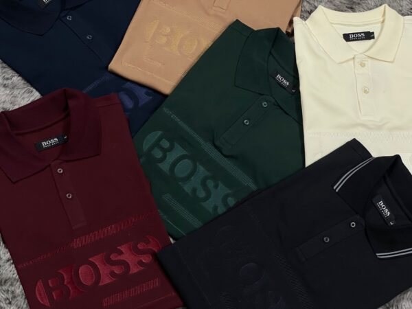 HUGO BOSS PREMIUM COLLAR T-SHIRT