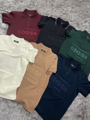 HUGO BOSS PREMIUM COLLAR T-SHIRT