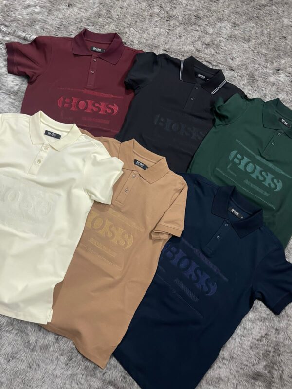 HUGO BOSS PREMIUM COLLAR T-SHIRT