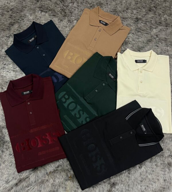 HUGO BOSS PREMIUM COLLAR T-SHIRT
