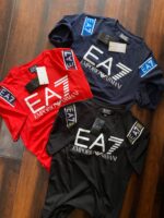ARMANI CREW NECK LYCRA PREMIUM T-SHIRTS