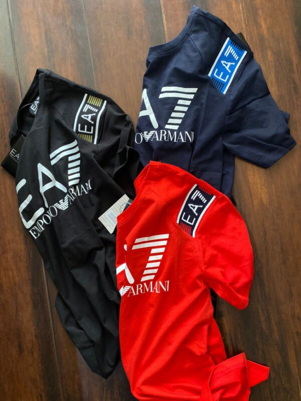 ARMANI CREW NECK LYCRA PREMIUM T-SHIRTS