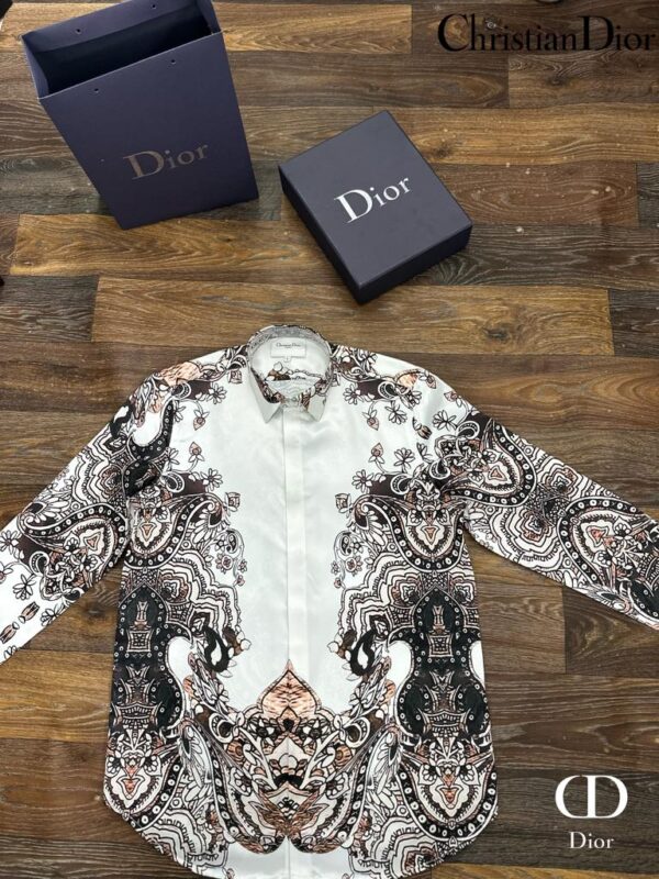 DIOR DESIGNER SHIRTS PREMIUM COTTON SATIN HIGH END QUALITY SHIRTS