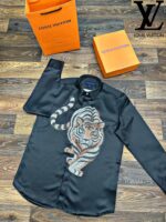 LOUIS VUITTON EXCLUSIVE SHIRT PREMIUM COTTON SATIN  HIGH END QUALITY