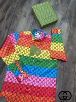 GUCCI PREMIUM COTTON SATIN  HIGH END QUALITY DESIGNER SHIRTS