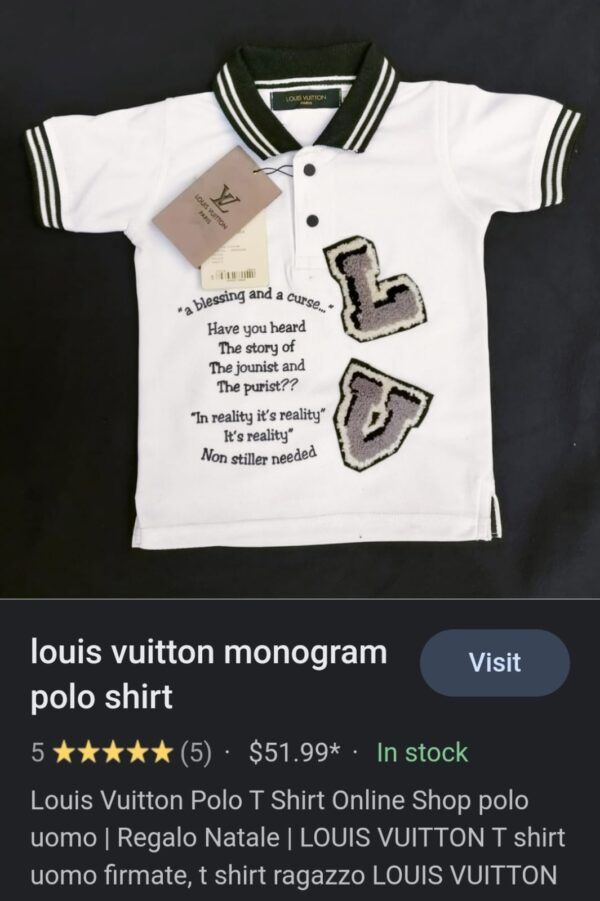 LOUIS VUITTON IMPORTED LYCRA T-SHIRTS FOR KIDS