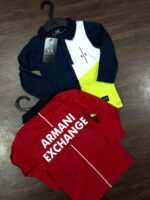 ARMANI BOYS COTTON LYCRA FULL SLEEVES POLOS