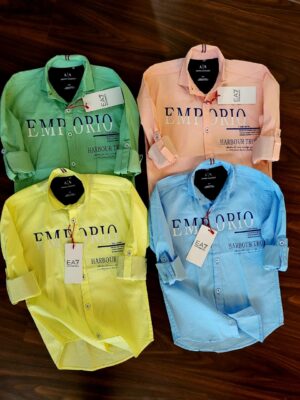 ARMANI IMPORTED COTTON SHIRTS FOR BOYS