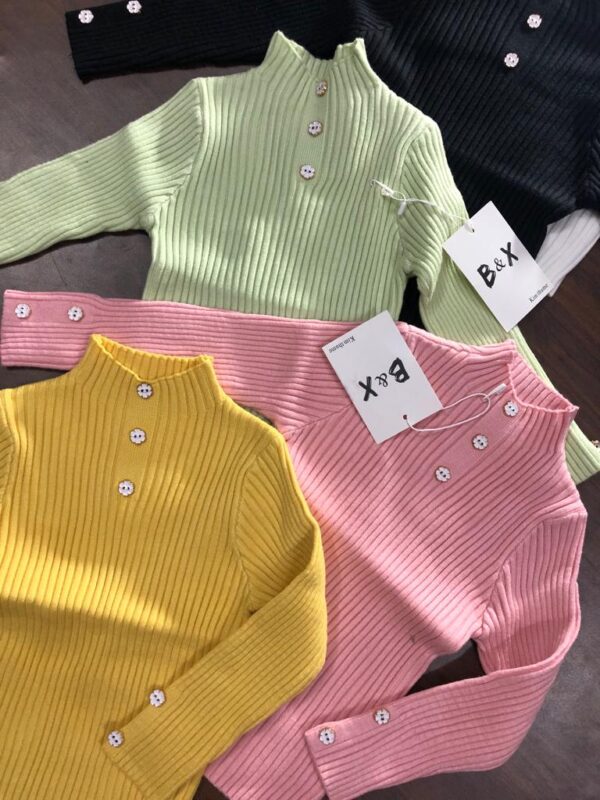 B&X IMPORTED HIGH NECK PULLOVER FOR GIRLS
