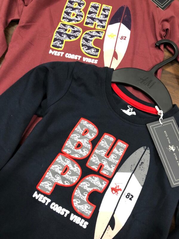 BEVERLY HILLS BOYS COTTON  LYCRA T-SHIRTS