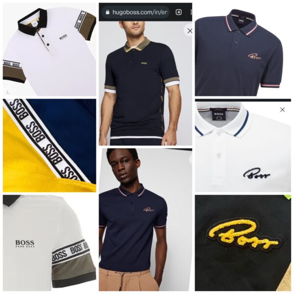 HUGO BOSS EXCLUSIVE LYCRA POLO T-SHIRTS