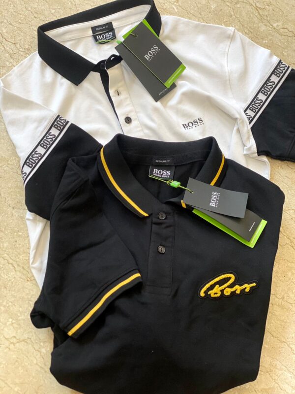 HUGO BOSS EXCLUSIVE LYCRA POLO T-SHIRTS
