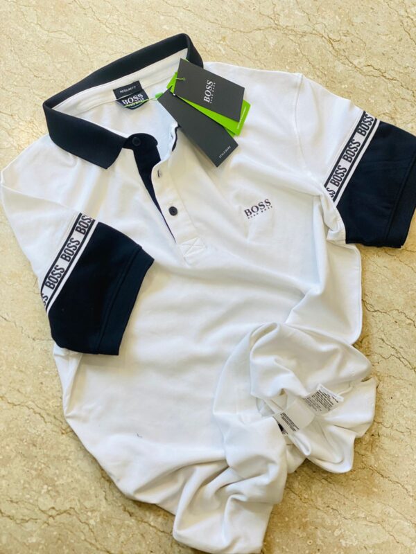 HUGO BOSS EXCLUSIVE LYCRA POLO T-SHIRTS