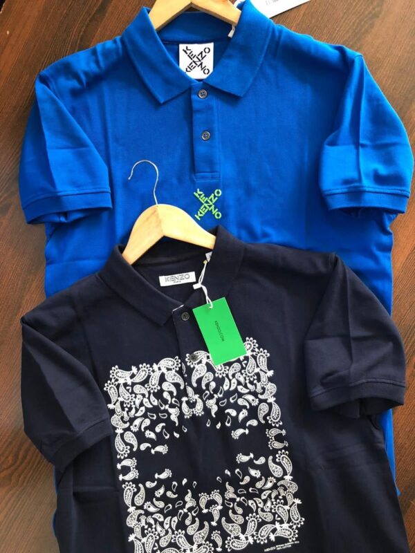 KENZO IMPORTED LYCRA POLO T-SHIRTS