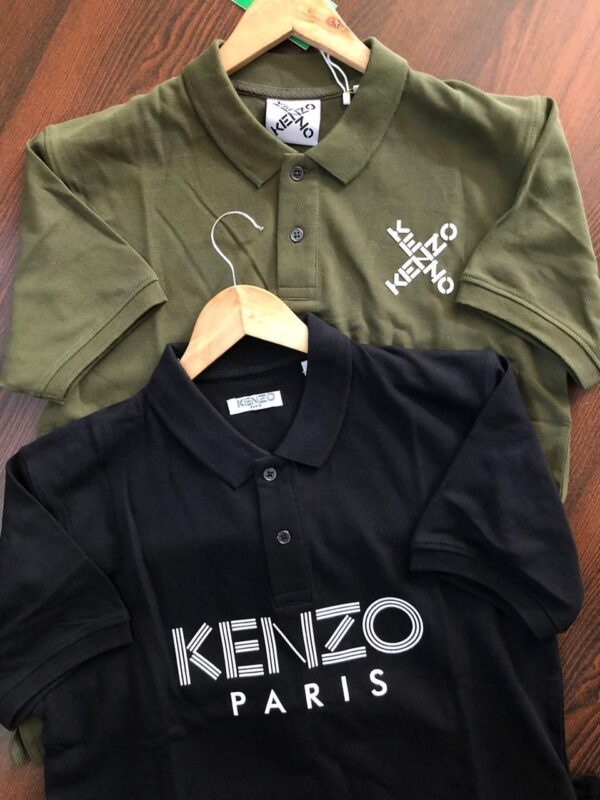 KENZO IMPORTED LYCRA POLO T-SHIRTS