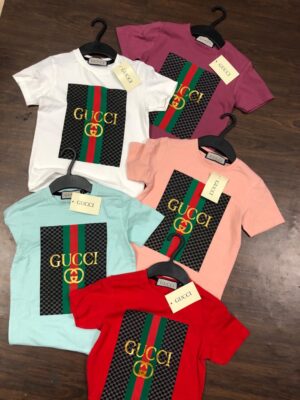 GUCCI KIDS PREMIUM COTTON T-SHIRTS