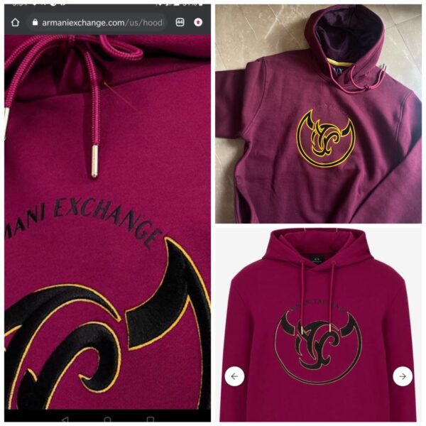 ARMANI IMPORTED HOODIES FOR MEN'S