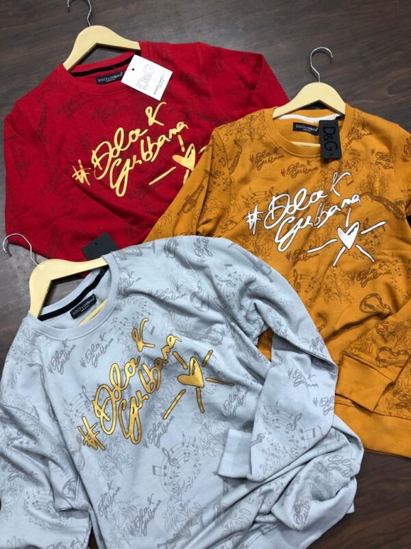 DOLCE GABBANA PREMIUM SWEATSHIRTS