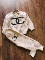 CHANEL IMPORTED WOLLEN TRACKSUIT FOR GIRLS