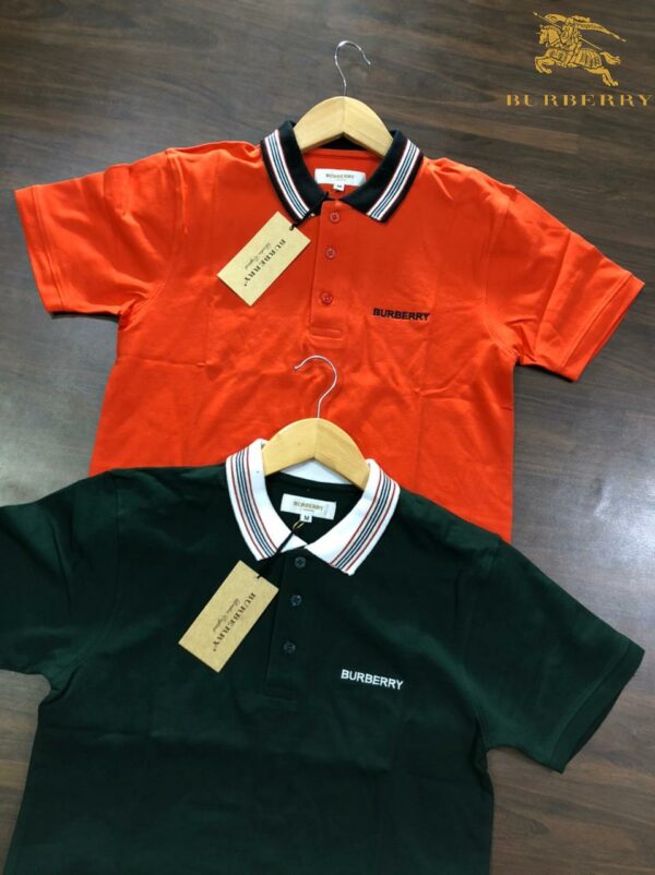 BURBERRY IMPORTED POLO T-SHIRTS