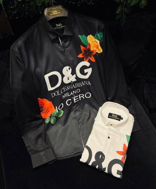 D & G IMPORTED SATIN SHIRTS