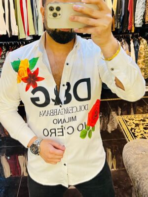 D & G IMPORTED SATIN SHIRTS