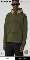 BURBERRY EXCLUSIVE VELVET SWEATSHIRTS