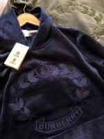 BURBERRY EXCLUSIVE VELVET SWEATSHIRTS