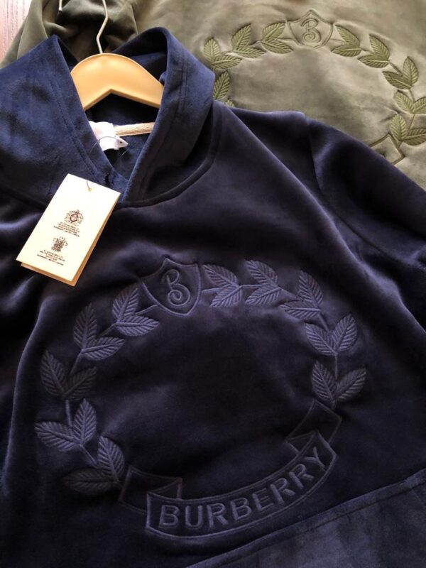BURBERRY EXCLUSIVE VELVET SWEATSHIRTS