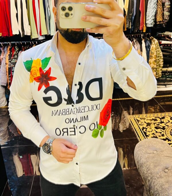 D & G IMPORTED SATIN SHIRTS