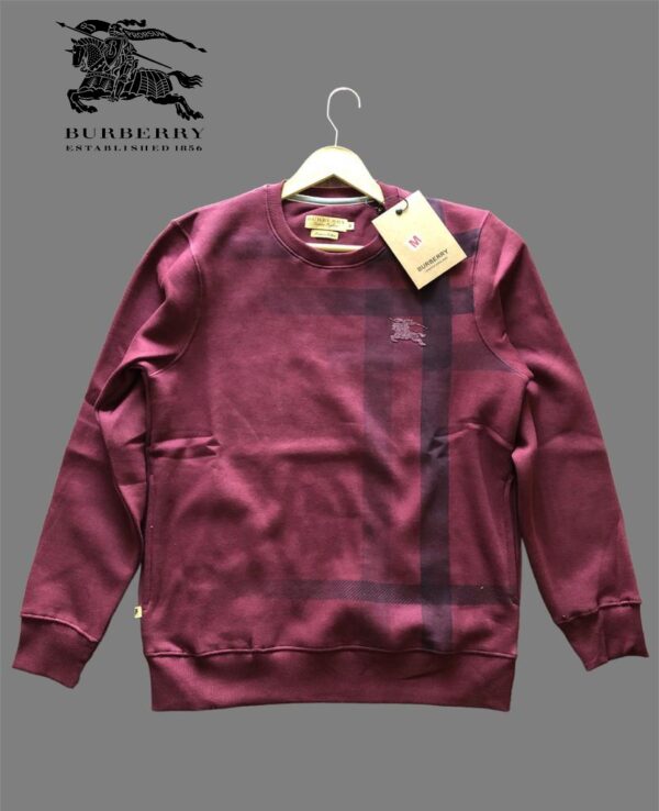 BURBERRY IMPORTED ROUND NECK SWEATSHIRT