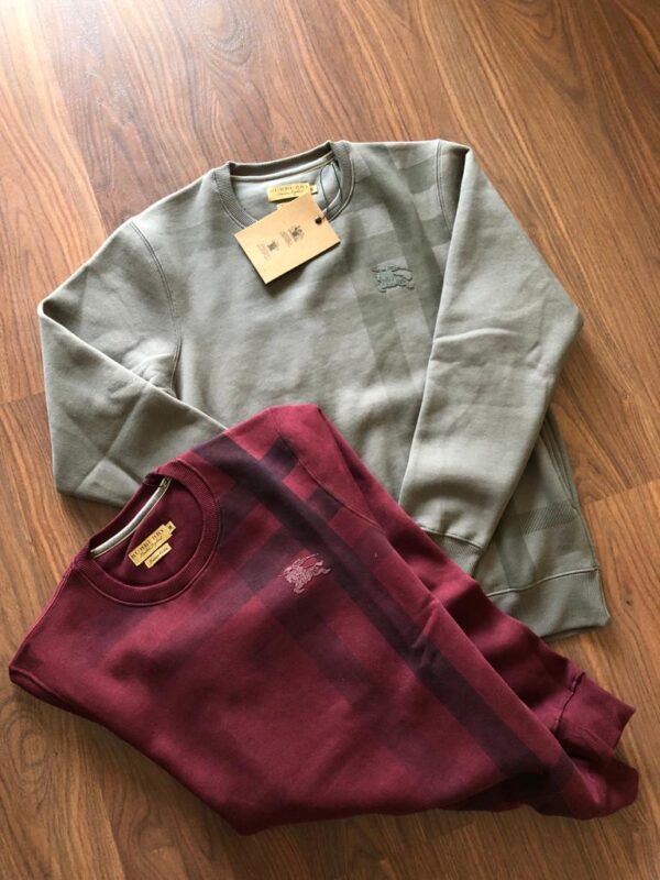 BURBERRY IMPORTED ROUND NECK SWEATSHIRT