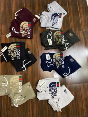 GUCCI NORTH FACE PREMIUM HOODIE TRACKSUIT FOR MEN