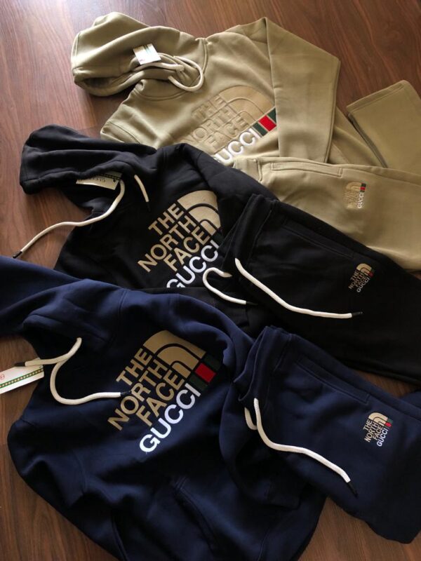 GUCCI NORTH FACE PREMIUM HOODIE TRACKSUIT FOR MEN