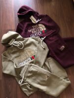 GUCCI NORTH FACE PREMIUM HOODIE TRACKSUIT FOR MEN