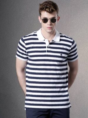 BROOKS BROTHERS PREMIUM STRIPED RUGBY POLO T-SHIRTS