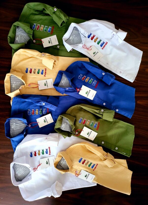 LACOSTE PREMIUM COTTON SHIRTS FOR KIDS