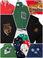 BURBERRY KIDS POLO T-SHIRTS