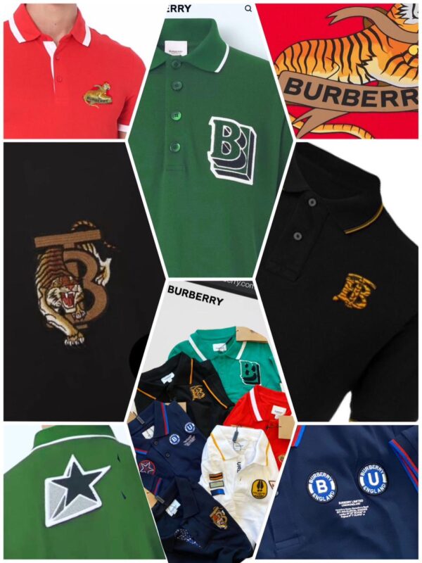 BURBERRY KIDS POLO T-SHIRTS